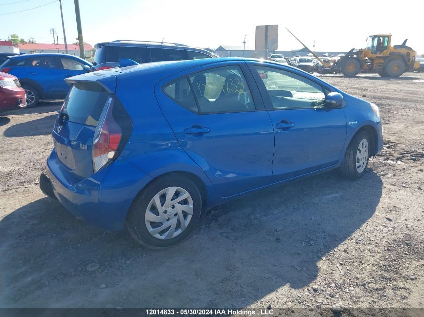 2015 Toyota Prius C VIN: JTDKDTB39F1586044 Lot: 12014833