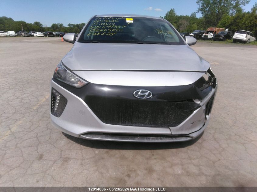 2019 Hyundai Ioniq Preferred VIN: KMHC85LH1KU044987 Lot: 12014836