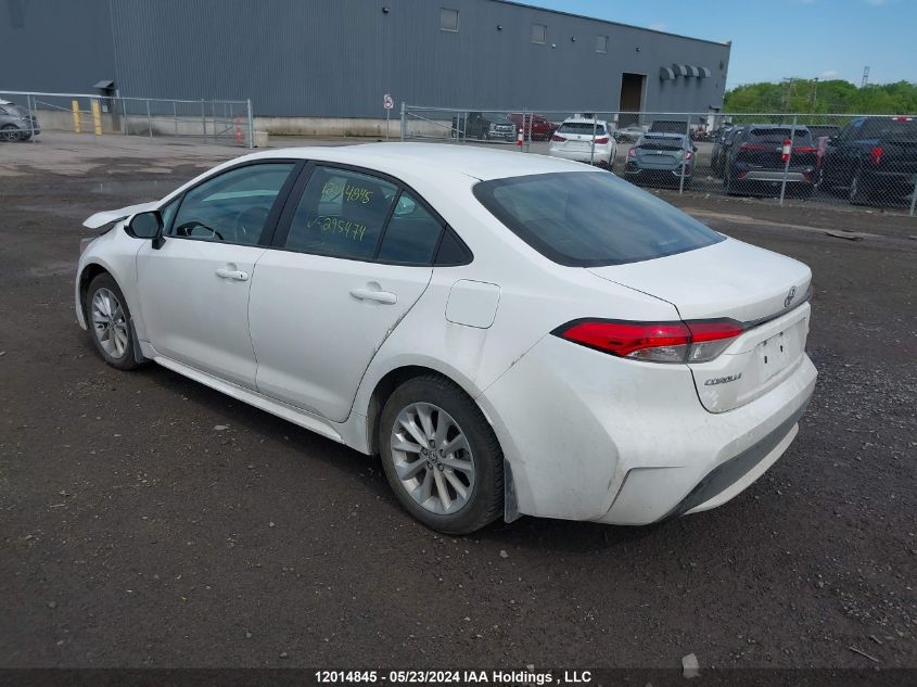 2022 Toyota Corolla Le VIN: 5YFBPMBE2NP295474 Lot: 12014845