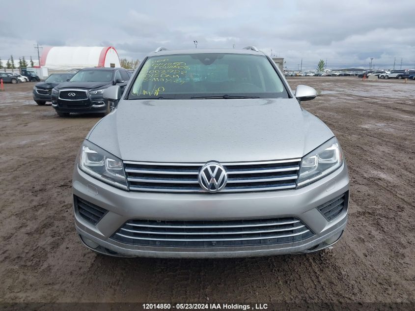 2016 Volkswagen Touareg VIN: WVGEP9BP9GD003722 Lot: 12014850