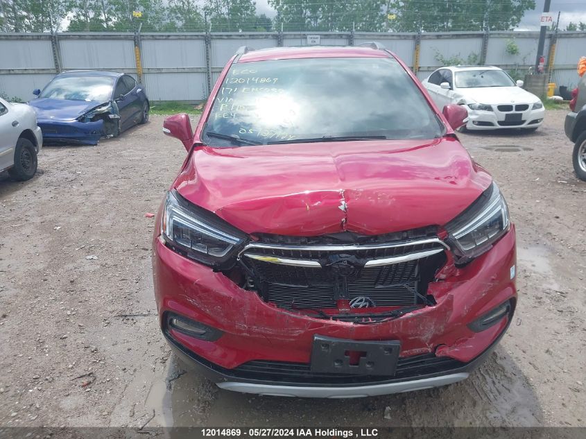 2017 Buick Encore VIN: KL4CJCSM7HB117158 Lot: 12014869