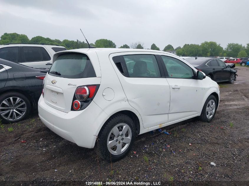 2014 Chevrolet Sonic VIN: 1G1JA6EH9E4231006 Lot: 12014883