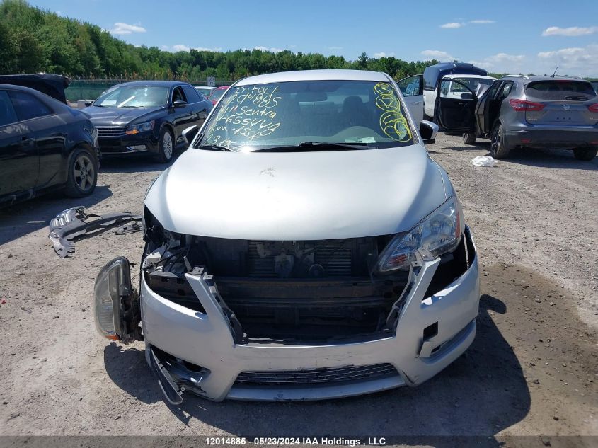 2014 Nissan Sentra VIN: 3N1AB7AP7EL655448 Lot: 12014885