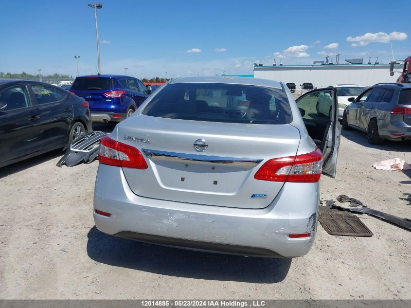 2014 Nissan Sentra VIN: 3N1AB7AP7EL655448 Lot: 12014885