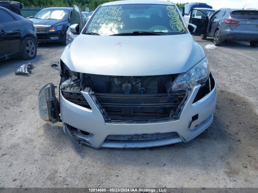 2014 Nissan Sentra VIN: 3N1AB7AP7EL655448 Lot: 12014885