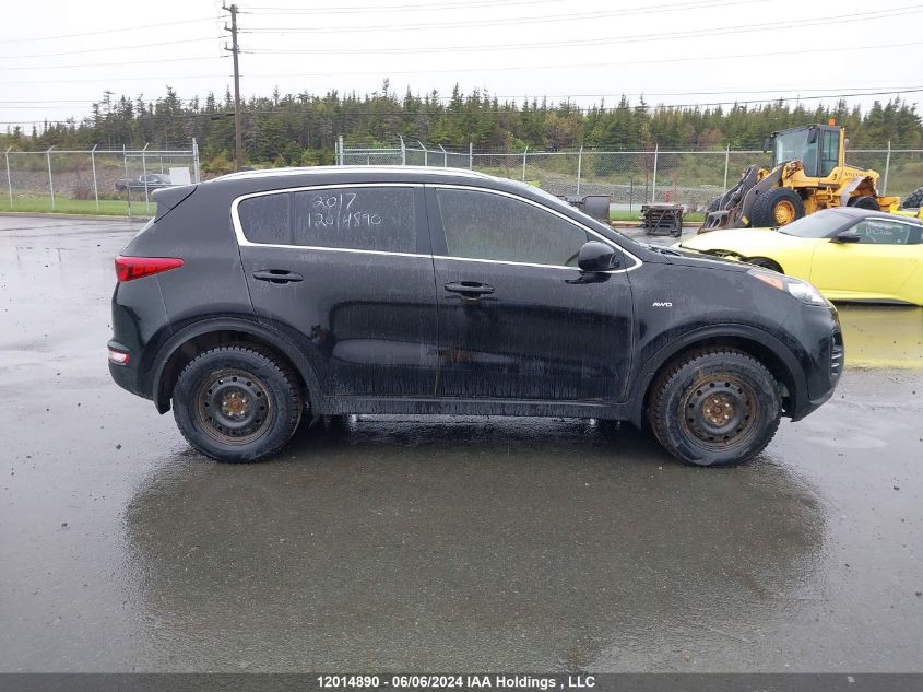 2017 Kia Sportage VIN: KNDPMCAC5H7262709 Lot: 12014890