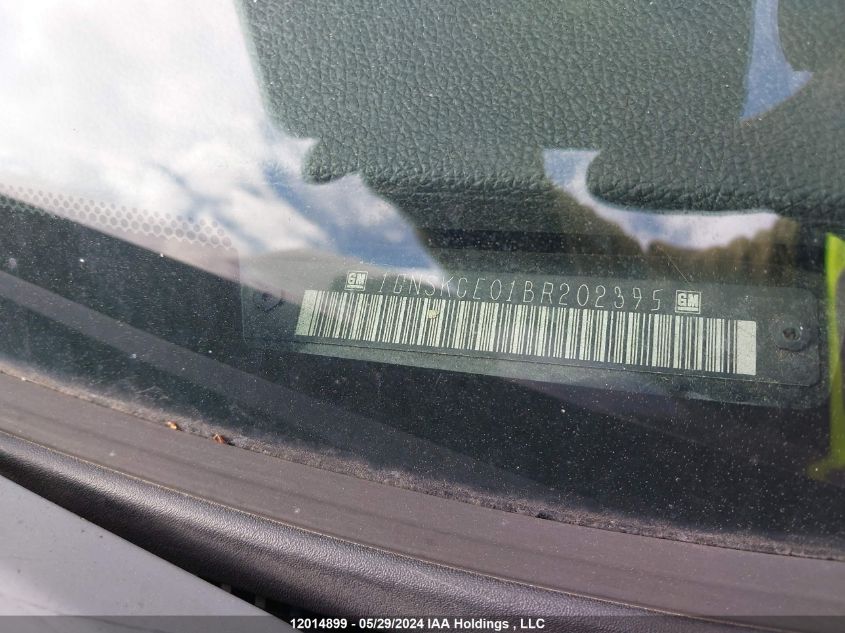 2011 Chevrolet Tahoe K1500 Ltz VIN: 1GNSKCE01BR202395 Lot: 12014899