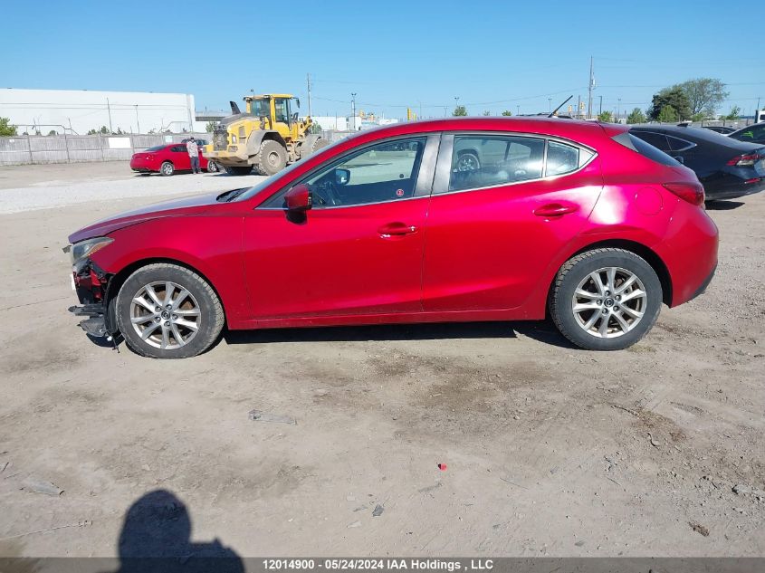 2014 Mazda Mazda3 VIN: JM1BM1L77E1176007 Lot: 12014900