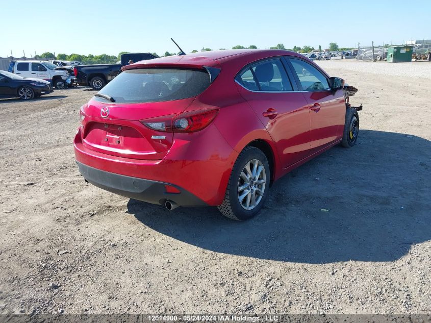 2014 Mazda Mazda3 VIN: JM1BM1L77E1176007 Lot: 12014900