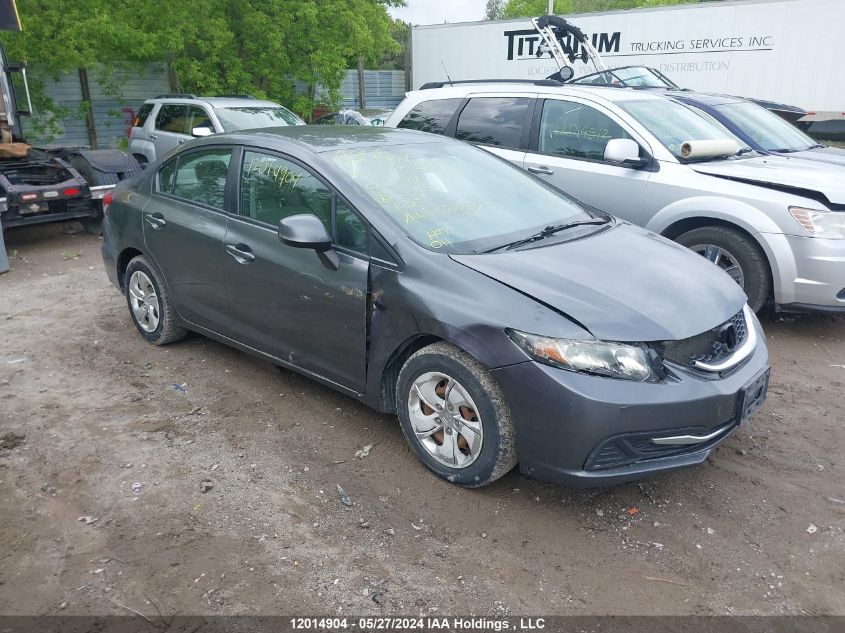 2013 Honda Civic Sdn VIN: 2HGFB2E42DH012519 Lot: 12014904