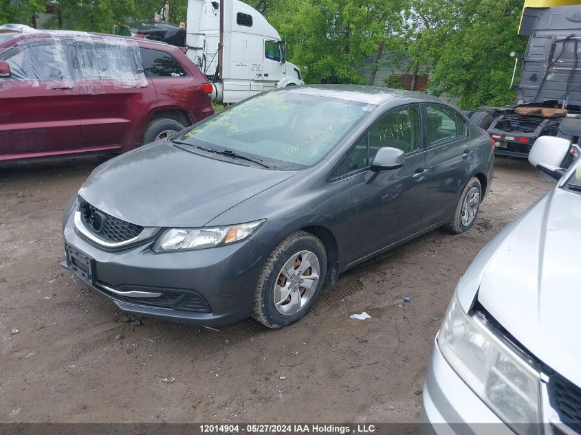 2013 Honda Civic Sdn VIN: 2HGFB2E42DH012519 Lot: 12014904