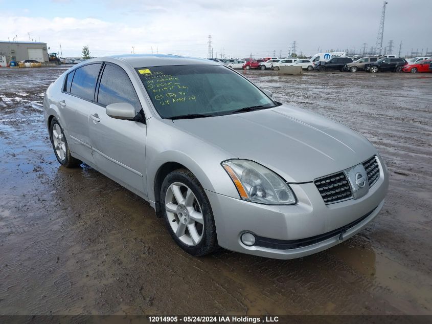 2004 Nissan Maxima Se/Sl VIN: 1N4BA41E14C866162 Lot: 12014905