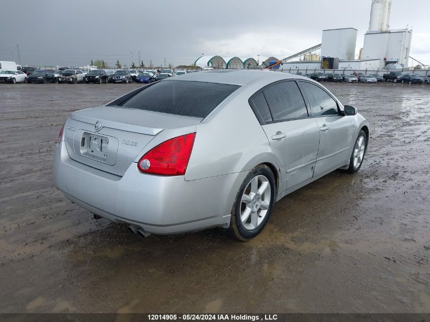 2004 Nissan Maxima Se/Sl VIN: 1N4BA41E14C866162 Lot: 12014905