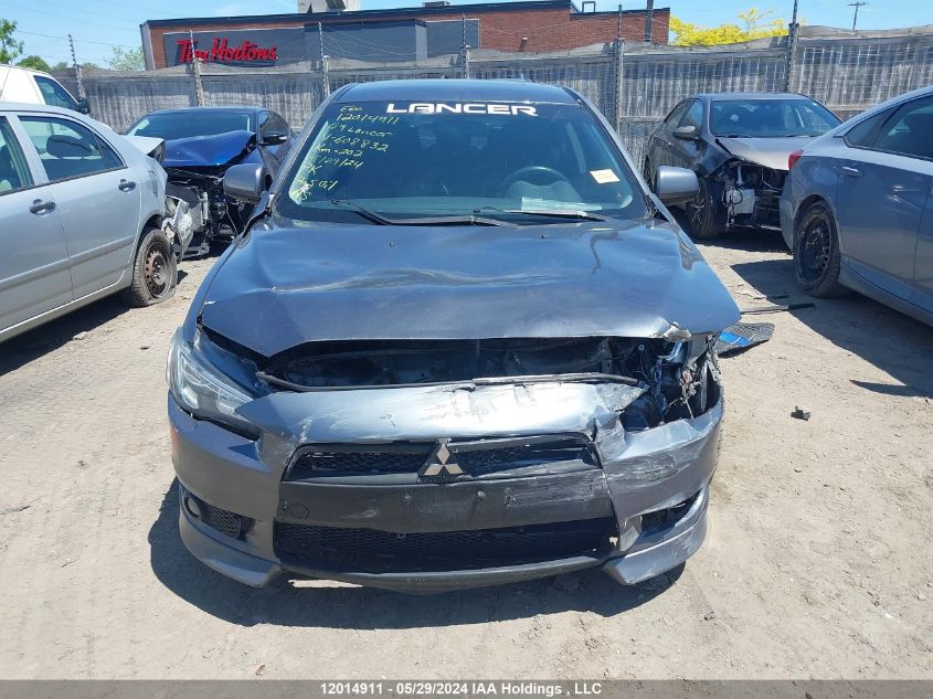 2009 Mitsubishi Lancer Es/Es Sport VIN: JA3AU26U09U608832 Lot: 12014911