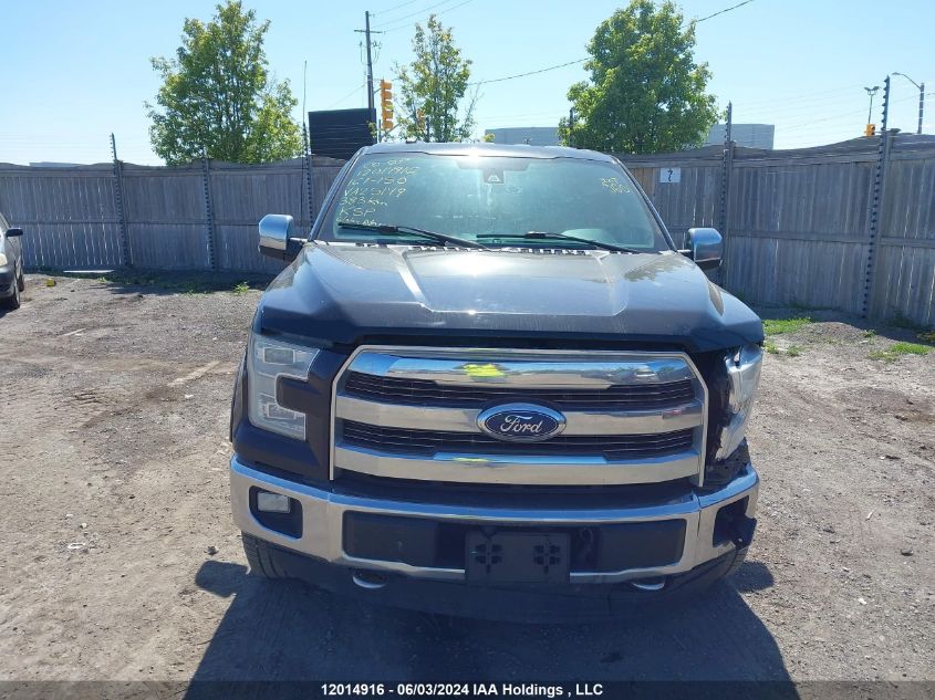 2016 Ford F150 Supercrew VIN: 1FTEW1EG4GFA25149 Lot: 12014916