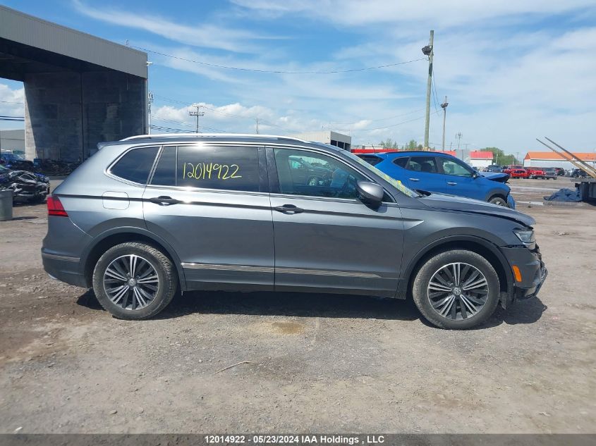 2018 Volkswagen Tiguan Sel Premium VIN: 3VV4B7AX3JM061861 Lot: 12014922