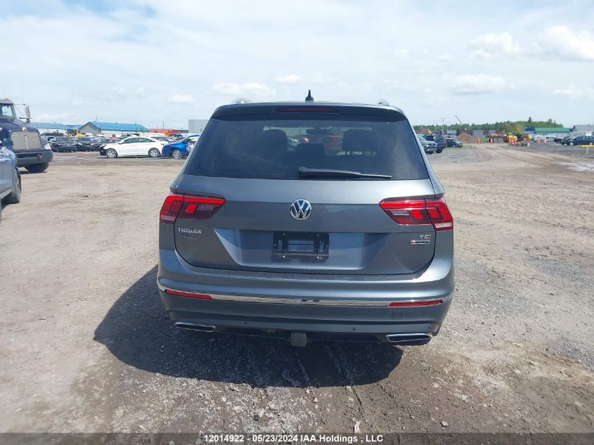 2018 Volkswagen Tiguan Sel Premium VIN: 3VV4B7AX3JM061861 Lot: 12014922