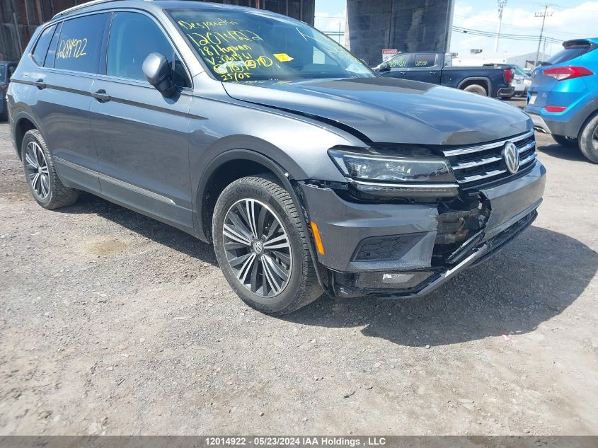 2018 Volkswagen Tiguan Sel Premium VIN: 3VV4B7AX3JM061861 Lot: 12014922