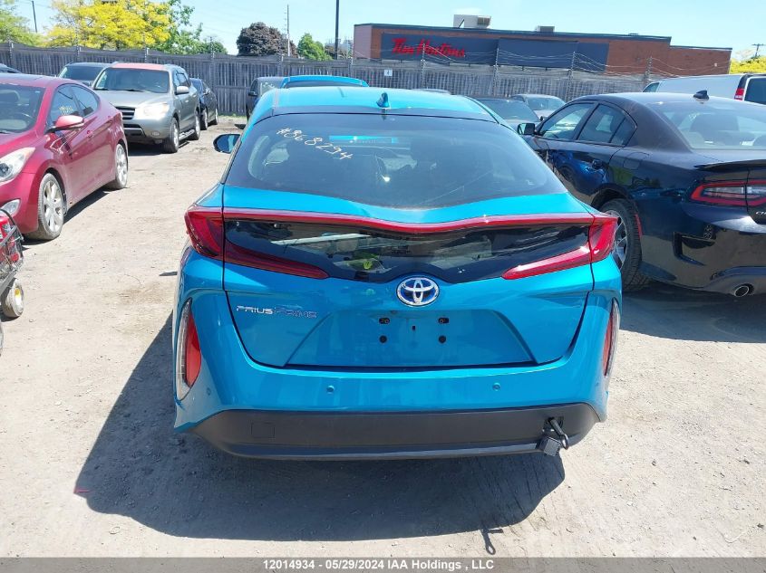 2018 Toyota Prius Prime Upgrade VIN: JTDKARFP5J3080491 Lot: 12014934