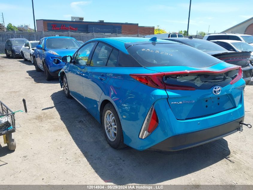 2018 Toyota Prius Prime Upgrade VIN: JTDKARFP5J3080491 Lot: 12014934