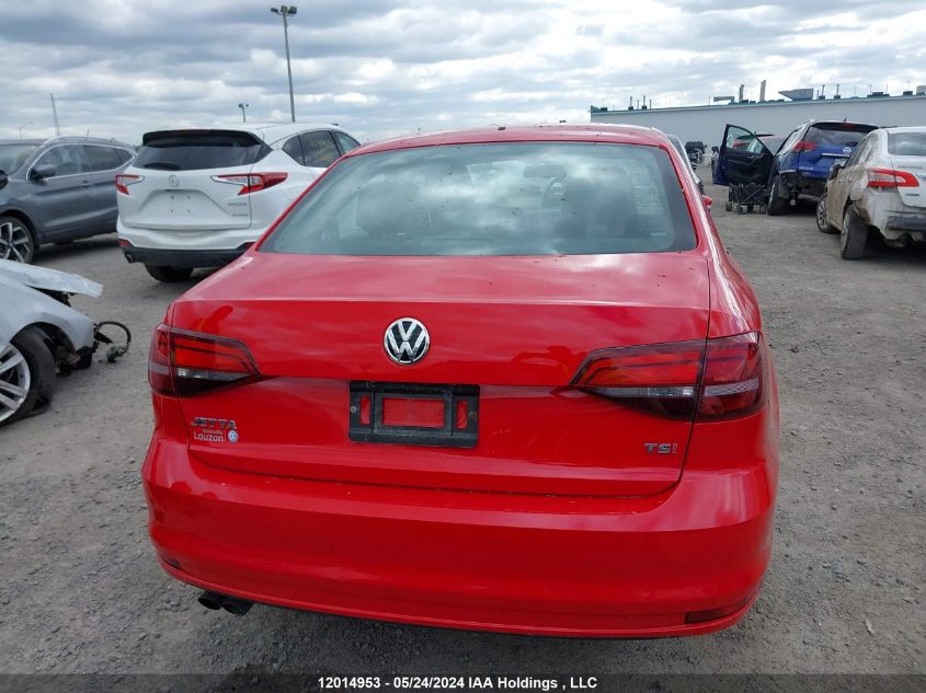 2016 Volkswagen Jetta VIN: 3VW167AJ0GM392016 Lot: 12014953