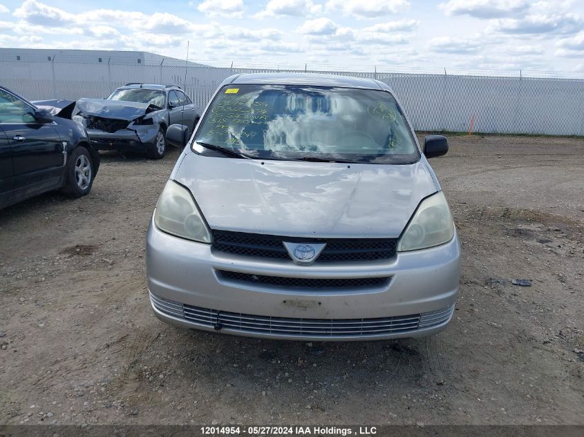 2005 Toyota Sienna Ce VIN: 5TDZA29C55S312204 Lot: 12014954