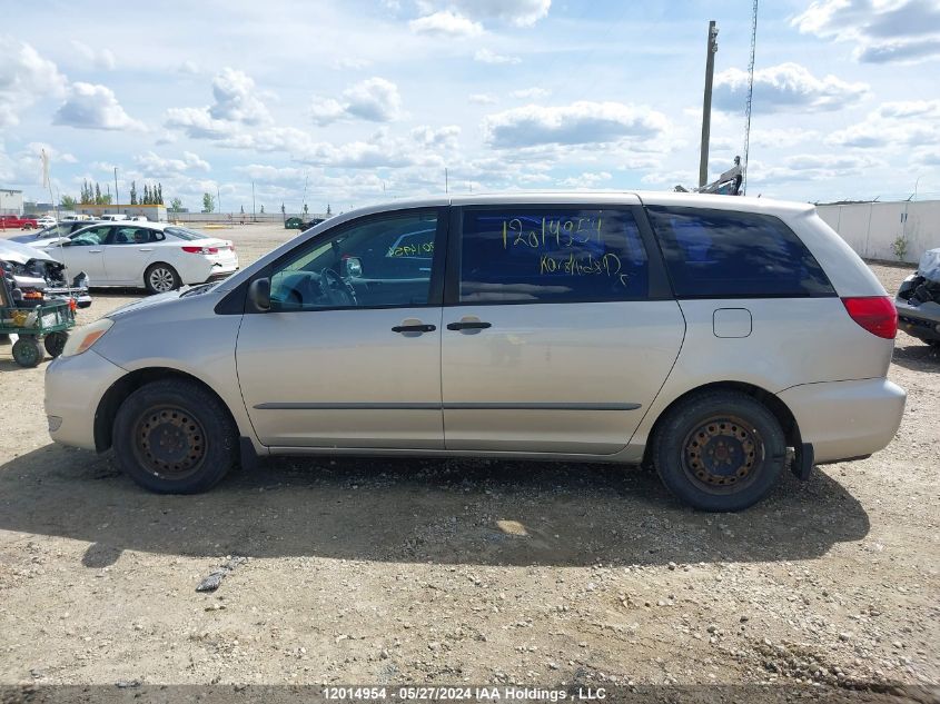2005 Toyota Sienna Ce VIN: 5TDZA29C55S312204 Lot: 12014954