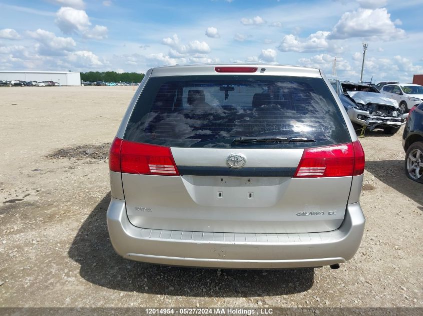 2005 Toyota Sienna Ce VIN: 5TDZA29C55S312204 Lot: 12014954