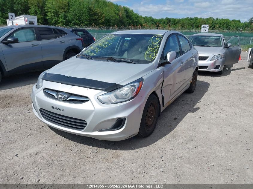 2013 Hyundai Accent VIN: KMHCT4AE6DU279857 Lot: 12014955