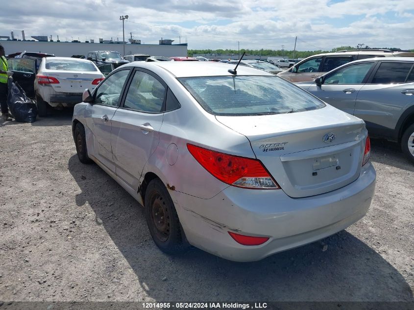 2013 Hyundai Accent VIN: KMHCT4AE6DU279857 Lot: 12014955