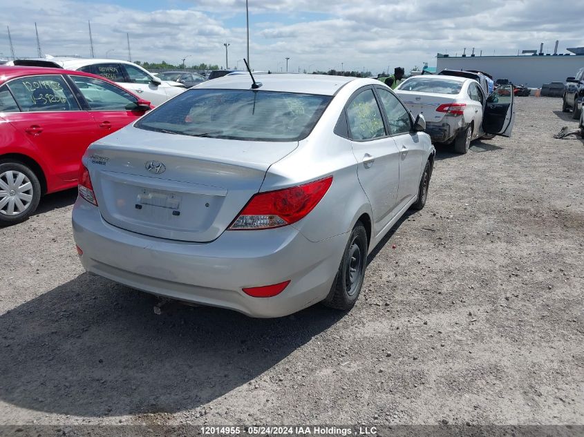 2013 Hyundai Accent VIN: KMHCT4AE6DU279857 Lot: 12014955