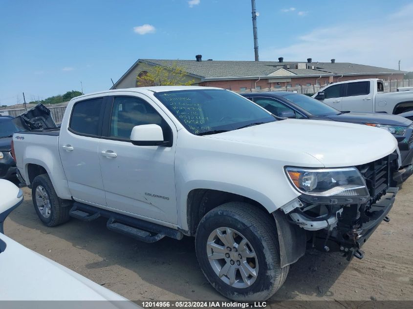 2021 Chevrolet Colorado Lt VIN: 1GCGTCEN8M1294906 Lot: 12014956