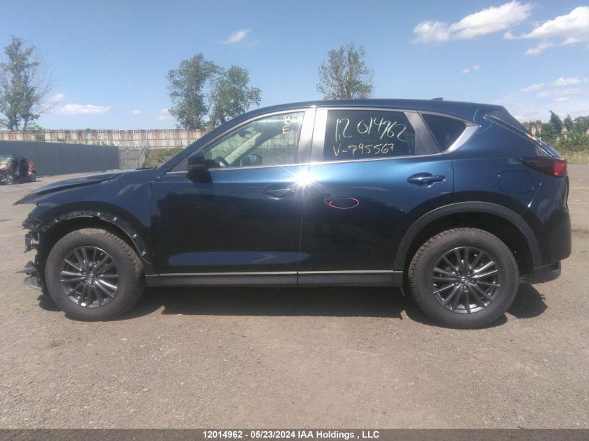 2020 Mazda Cx-5 Sport VIN: JM3KFBBL5L0795567 Lot: 12014962