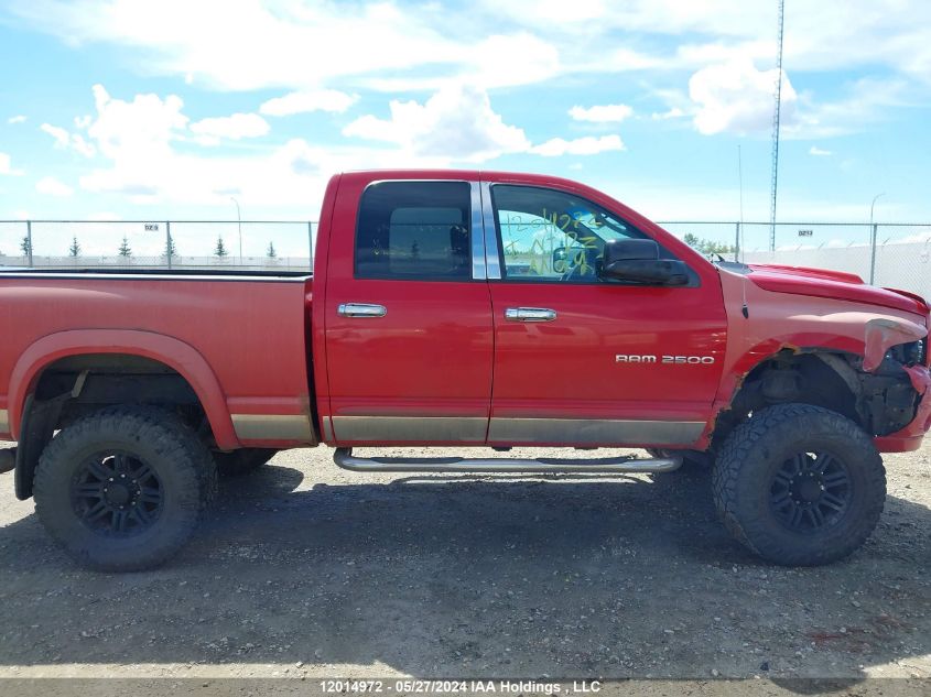 2005 Dodge Ram 2500 Slt/Laramie VIN: 3D7KS28CX5G792065 Lot: 12014972