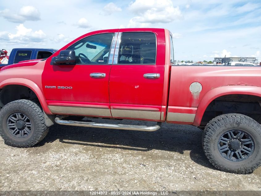 2005 Dodge Ram 2500 Slt/Laramie VIN: 3D7KS28CX5G792065 Lot: 12014972