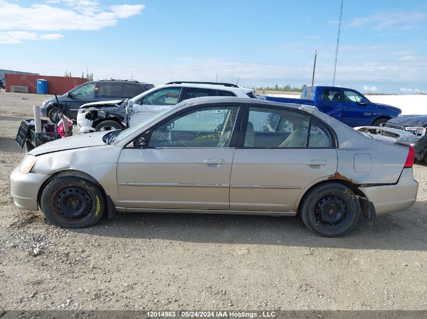 2003 Honda Civic Sdn VIN: 2HGES15673H900334 Lot: 12014983