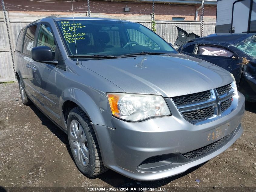 2013 Dodge Grand Caravan VIN: 2C4RDGBGXDR783757 Lot: 12014984