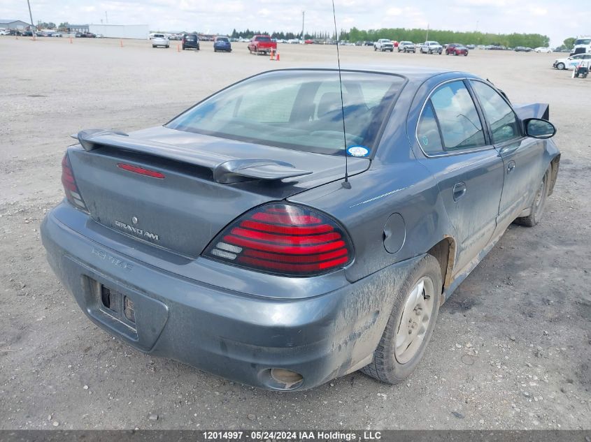 2003 Pontiac Grand Am VIN: 1G2NF52E93M738276 Lot: 12014997