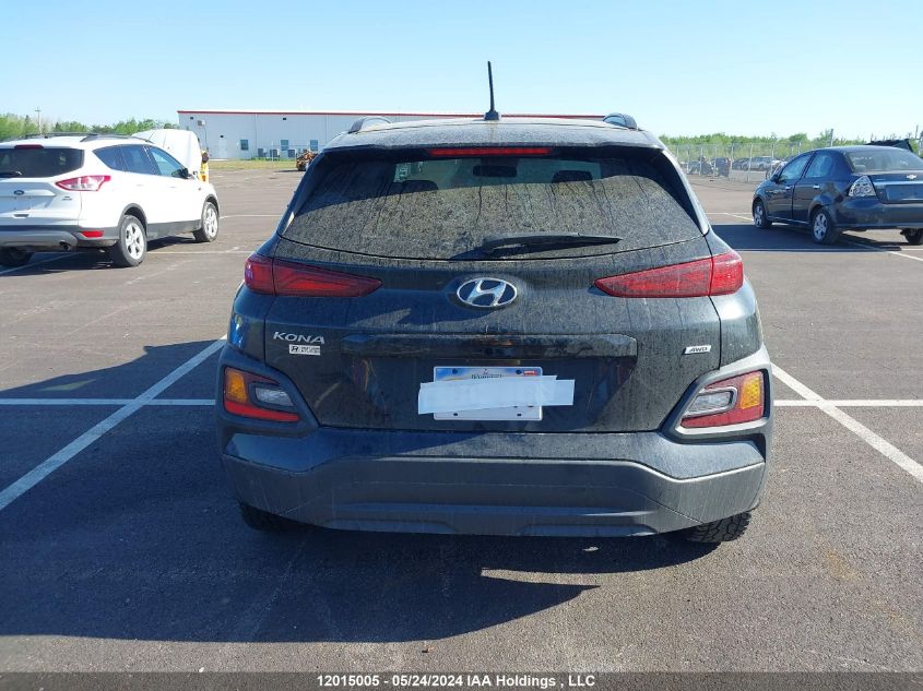 2020 Hyundai Kona Luxury Awd VIN: KM8K6CAA2LU597970 Lot: 12015005