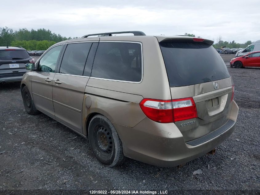 2007 Honda Odyssey VIN: 5FNRL38687B512044 Lot: 12015022