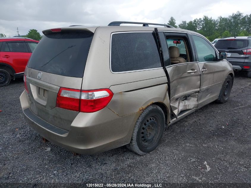 2007 Honda Odyssey VIN: 5FNRL38687B512044 Lot: 12015022