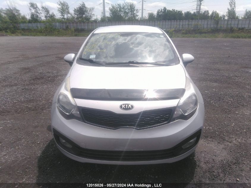 2013 Kia Rio VIN: KNADM4A36D6257914 Lot: 12015026