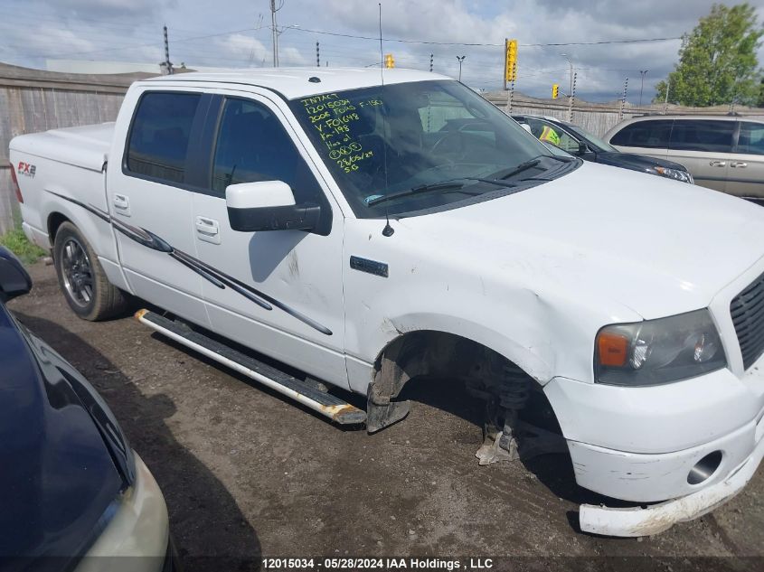 2008 Ford F-150 VIN: 1FTPW12V88KF01648 Lot: 12015034