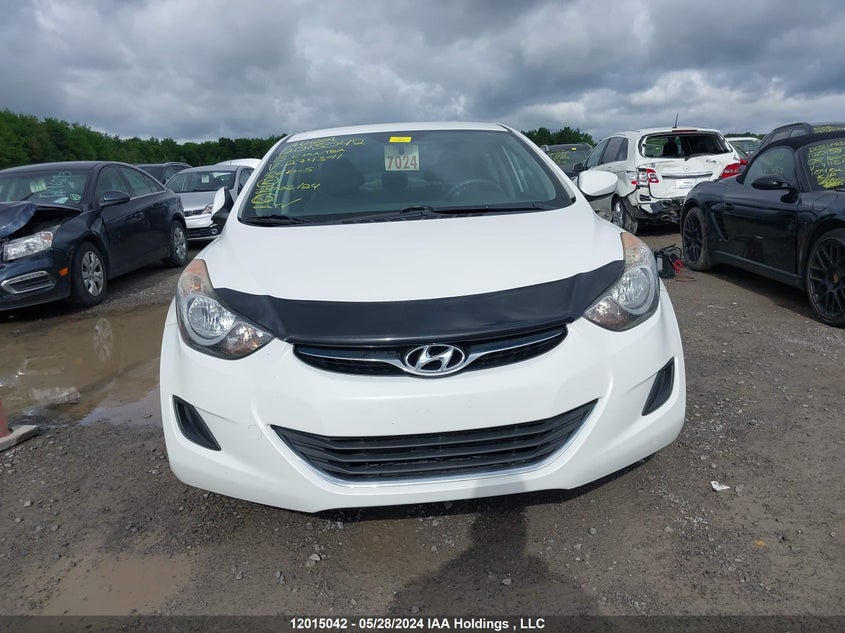 2013 Hyundai Elantra Gl VIN: 5NPDH4AE6DH274341 Lot: 12015042