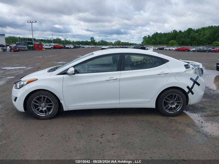 2013 Hyundai Elantra Gl VIN: 5NPDH4AE6DH274341 Lot: 12015042