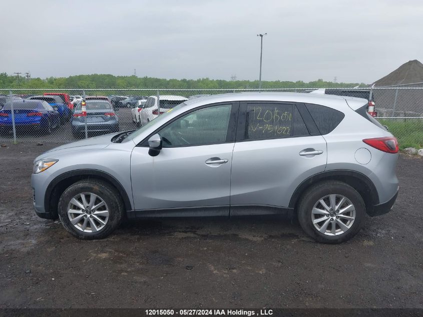 2016 Mazda Cx-5 VIN: JM3KE4CY9G0751022 Lot: 12015050