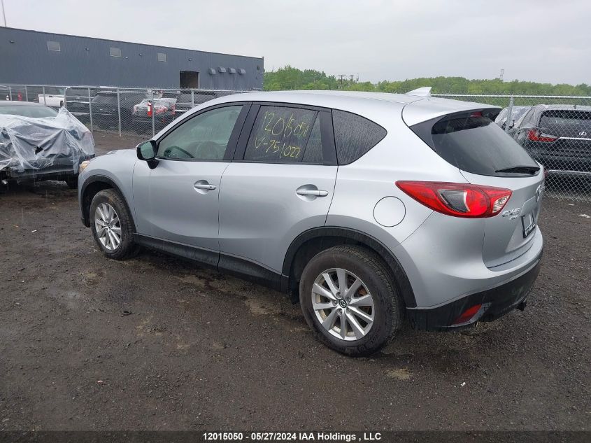 2016 Mazda Cx-5 VIN: JM3KE4CY9G0751022 Lot: 12015050