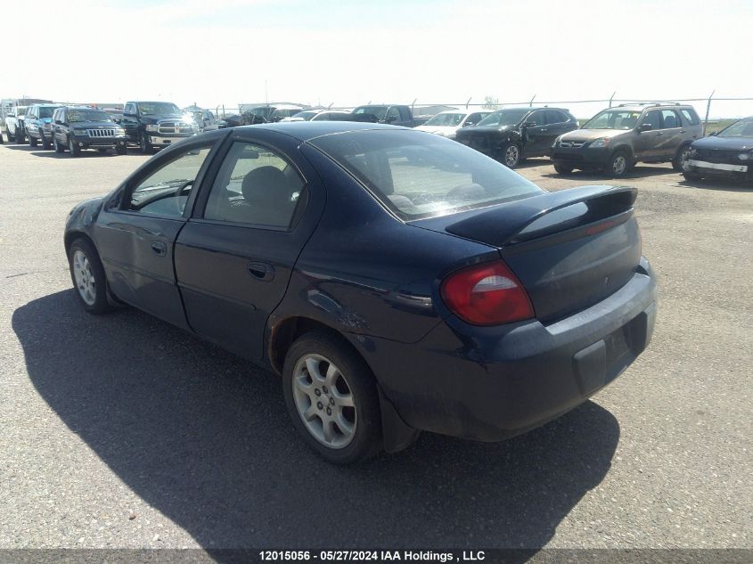 2005 Dodge Sx 2.0 VIN: 1B3ES46CX5D272792 Lot: 12015056