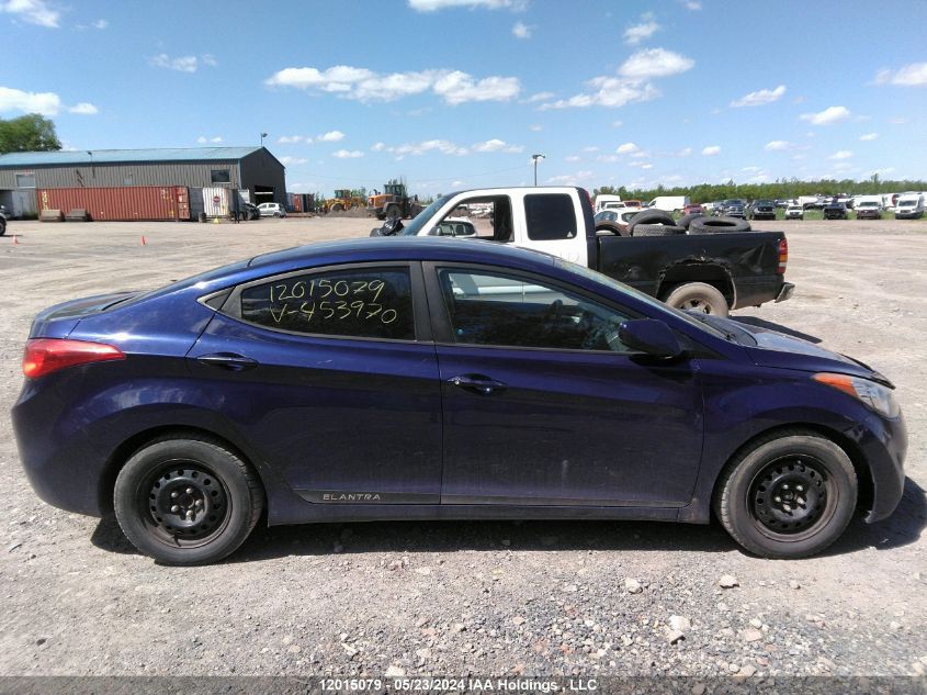 2013 Hyundai Elantra Gls/Limited VIN: 5NPDH4AE1DH453970 Lot: 12015079