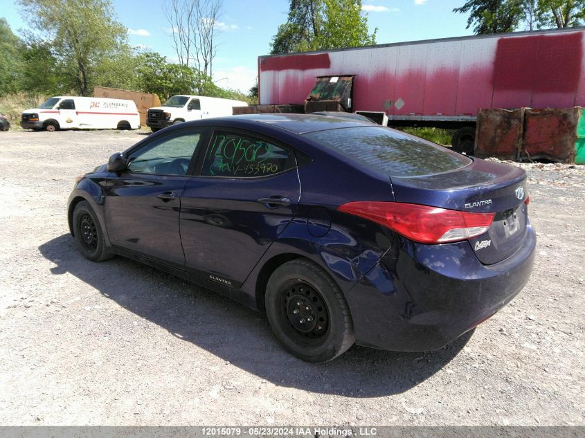 2013 Hyundai Elantra Gls/Limited VIN: 5NPDH4AE1DH453970 Lot: 12015079